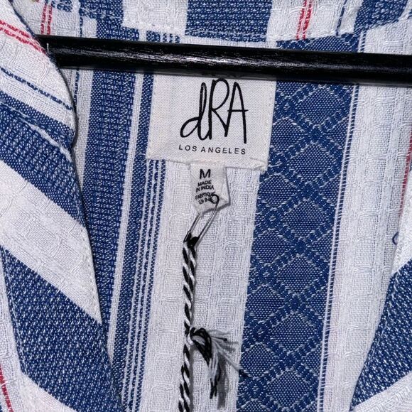 dRA Los Angeles Striped Boho Dress Womens Size Medium - Picture 8 of 8